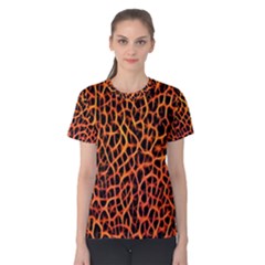 Lava Abstract  Women s Cotton Tees