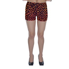 Lava Abstract  Skinny Shorts