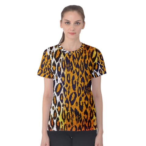 Animal Print Abstract  Women s Cotton Tees by OCDesignss