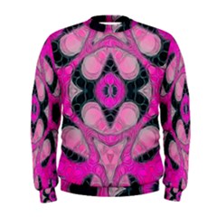 Pink Black Abstract  Men s Sweatshirts