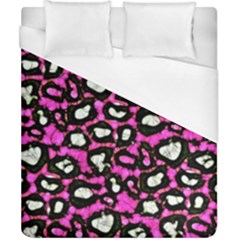 Pink Black Cheetah Abstract  Duvet Cover Single Side (double Size)