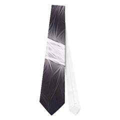 Black&white Zebra Abstract Pattern  Neckties (one Side)  by OCDesignss