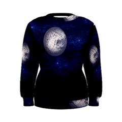 Moon And Stars Women s Sweatshirts by digitaldivadesigns