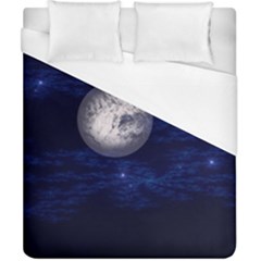 Moon And Stars Duvet Cover Single Side (double Size)