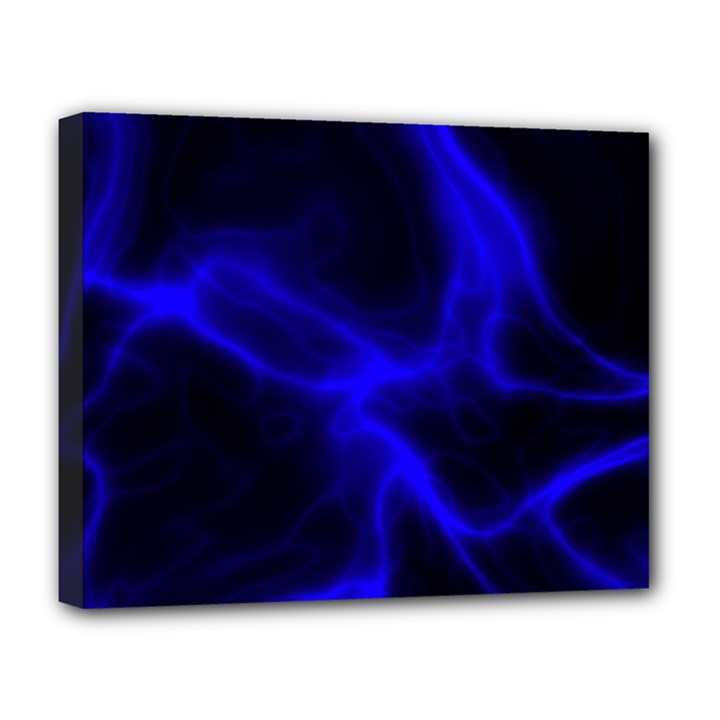 Cosmic Energy Blue Deluxe Canvas 20  x 16  