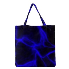 Cosmic Energy Blue Grocery Tote Bags