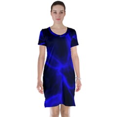 Cosmic Energy Blue Short Sleeve Nightdresses by ImpressiveMoments