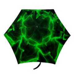 Cosmic Energy Green Mini Folding Umbrellas