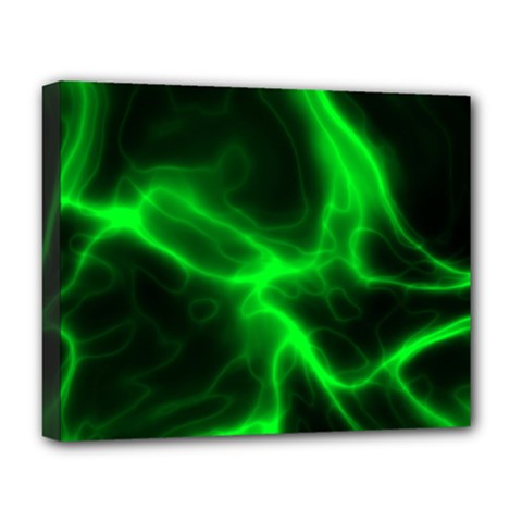 Cosmic Energy Green Deluxe Canvas 20  X 16  