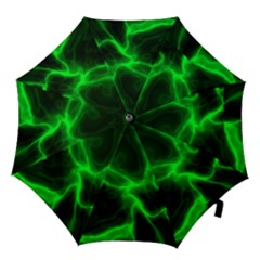 Cosmic Energy Green Hook Handle Umbrellas (large)