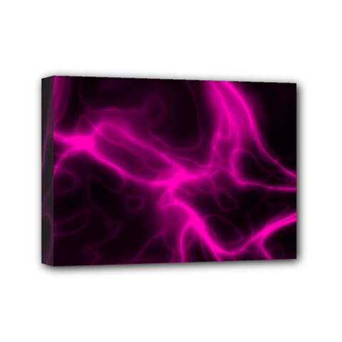 Cosmic Energy Pink Mini Canvas 7  X 5 