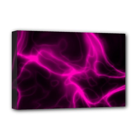 Cosmic Energy Pink Deluxe Canvas 18  X 12  