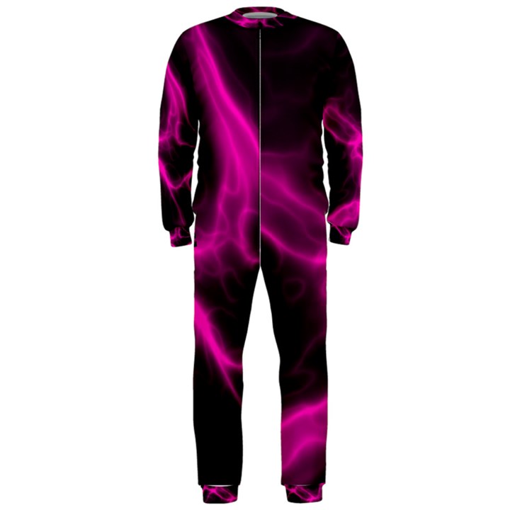 Cosmic Energy Pink OnePiece Jumpsuit (Men) 