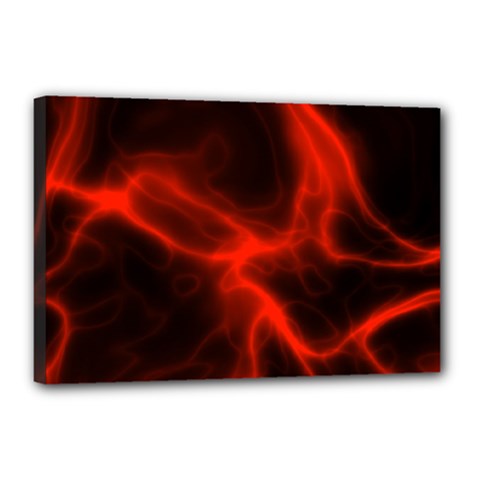 Cosmic Energy Red Canvas 18  X 12 