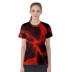 Cosmic Energy Red Women s Cotton Tees