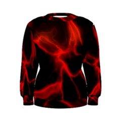 Cosmic Energy Red Women s Sweatshirts by ImpressiveMoments