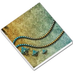 Elegant Vintage With Pearl Necklace Small Memo Pads by FantasyWorld7