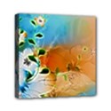 Wonderful Flowers In Colorful And Glowing Lines Mini Canvas 6  x 6  View1