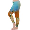 Wonderful Flowers In Colorful And Glowing Lines Winter Leggings View2