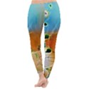 Wonderful Flowers In Colorful And Glowing Lines Winter Leggings View4