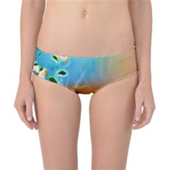 Wonderful Flowers In Colorful And Glowing Lines Classic Bikini Bottoms by FantasyWorld7