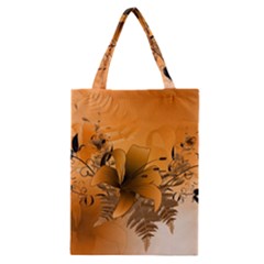 Awesome Summer  Flowers In Soft Red And Yellow Classic Tote Bags