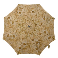 Flower Pattern In Soft  Colors Hook Handle Umbrellas (large)