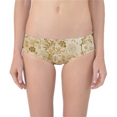 Flower Pattern In Soft  Colors Classic Bikini Bottoms by FantasyWorld7