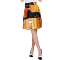 Anubis, Ancient Egyptian God Of The Dead Rituals  A-line Skirts