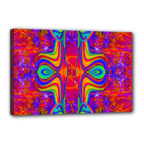 Abstract 1 Canvas 18  X 12  by icarusismartdesigns