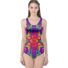 Abstract 1 Women s One Piece Swimsuits by icarusismartdesigns