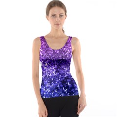 Midnight Glitter Tank Tops