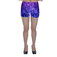 Midnight Glitter Skinny Shorts by KirstenStarFashion