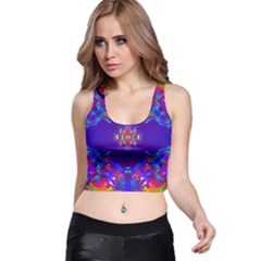 Abstract 2 Racer Back Crop Tops