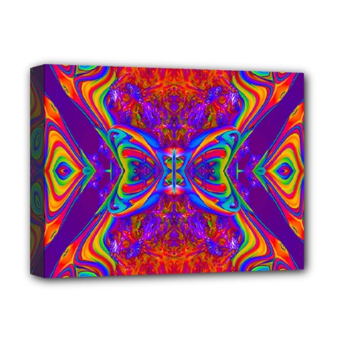 Butterfly Abstract Deluxe Canvas 16  X 12  (stretched)  by icarusismartdesigns