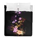 Awesome Flowers With Fire And Flame Duvet Cover (Twin Size) View2