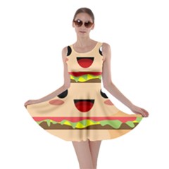 Kawaii Burger Skater Dresses