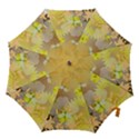 Beautiful Yellow Flowers With Dragonflies Hook Handle Umbrellas (Medium) View1