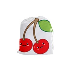 Kawaii Cherry Drawstring Pouches (medium)  by KawaiiKawaii