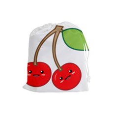 Kawaii Cherry Drawstring Pouches (large)  by KawaiiKawaii