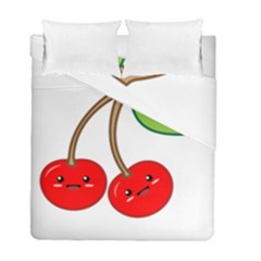 Kawaii Cherry Duvet Cover (twin Size)