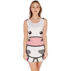 Kawaii Cow Bodycon Dresses