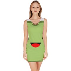 Kawaii Green Apple Bodycon Dresses