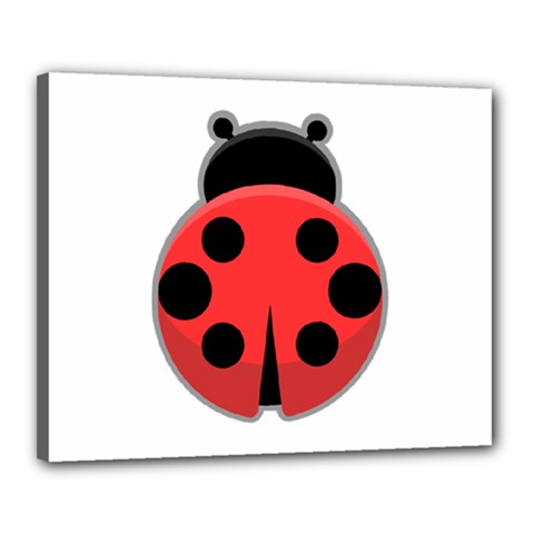 Kawaii Ladybug Canvas 20  X 16 