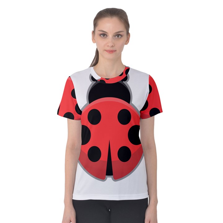 Kawaii Ladybug Women s Cotton Tees