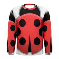 Kawaii Ladybug Men s Long Sleeve T-shirts