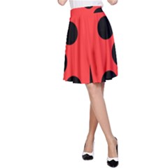 Kawaii Ladybug A-line Skirts