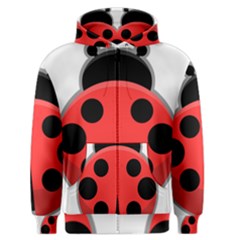 Kawaii Ladybug Men s Zipper Hoodies