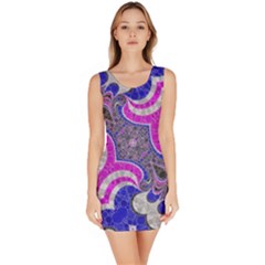 Pink Black Blue Abstract  Bodycon Dresses by OCDesignss