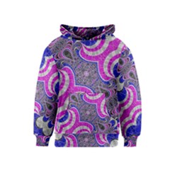 Pink Black Blue Abstract  Kid s Pullover Hoodies by OCDesignss